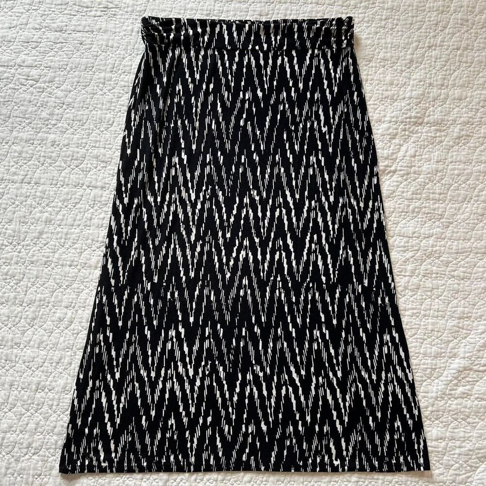 Liz-claiborne Women's Black and White Skirt